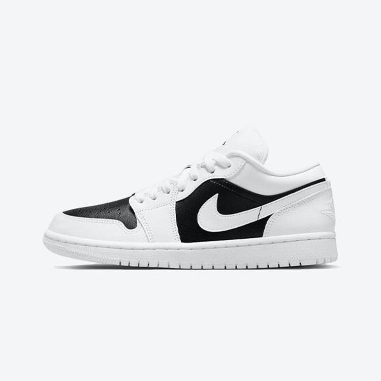 تصویر کتونی نایک ایر جردن 1 مشکی سفید