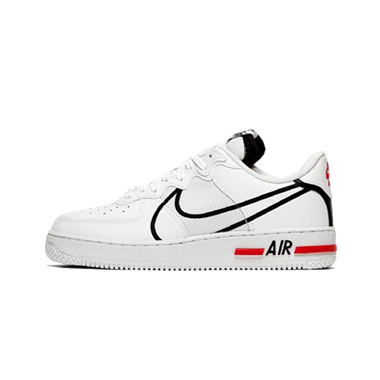تصویر Nike Airforce 1 React White Black