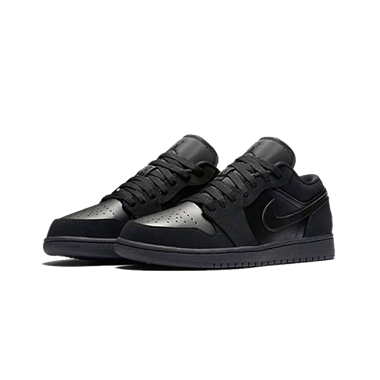 تصویر Nike Air Jordan 1 Low Triple Black Suede