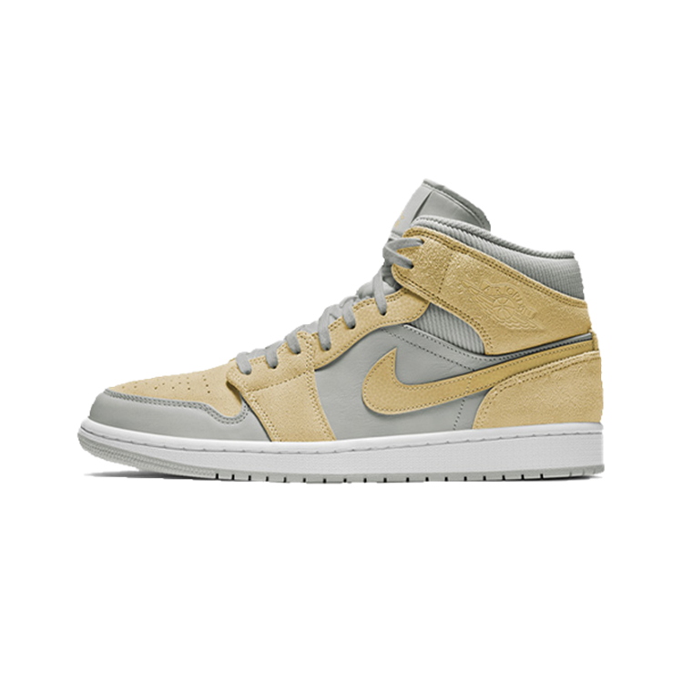 تصویر Nike Air Jordan 1 Mid Mixed Textures Yellow